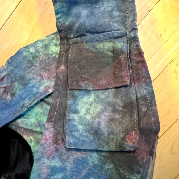 Boho Hippie Tie-Dye Crossbody Hobo Bag Festival One Size - Picture 4 of 6